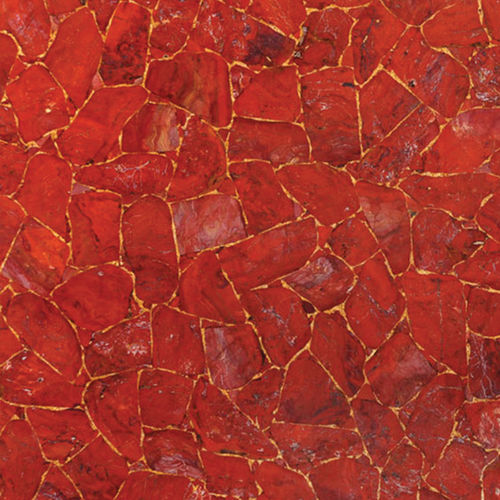 クオーツ板石 - JASPER RED - Fiorantina Stone - 床用 / 光沢 / 赤