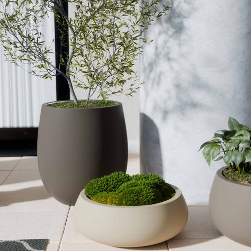 ポリエステル製植木鉢 - ERIS - ARTEPOT - 複合素材 / ガラス繊維 / 樹脂製