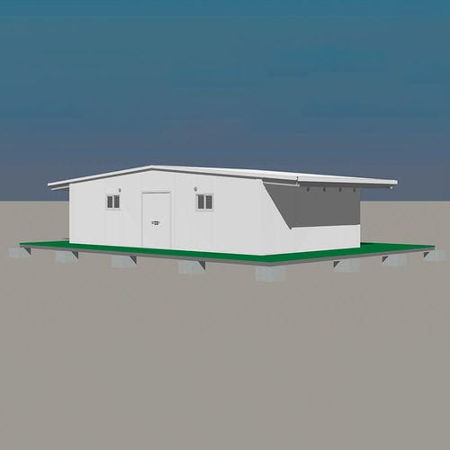 プレハブ建物 - PT220353 - Zhejiang Putian Integrated Housing Co., Ltd. - スチール製 / 鉄骨骨組み / 業務用