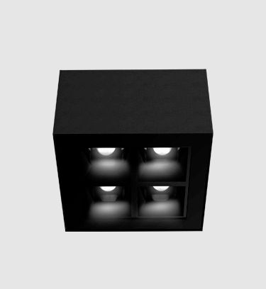 直付けダウンライト - CLF DUO - CELUX ILUMINACIÓN - LED / 正方形 / 屋内用