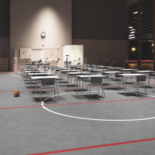 屋内用スポーツ施設用床材 - TARAFLEX® MULTI-USE  - Gerflor - Contract Sport & Contract Flooring - 無機 / スポーツ用 / 多目スポーツルーム