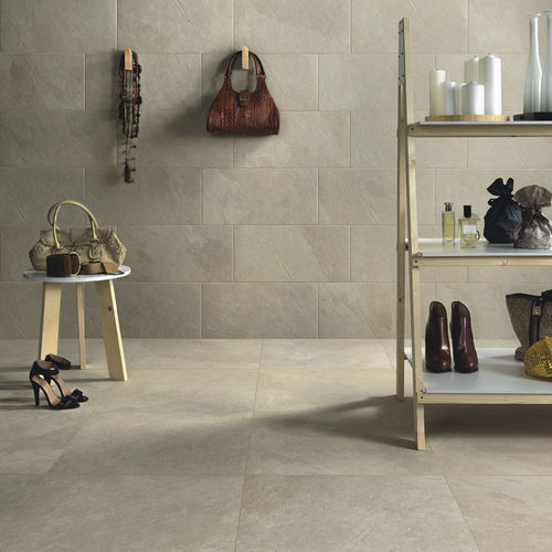 陶磁器タイル - KHAKI - CERAMICHE CAESAR - マット / テクスチャード仕上げ / 屋内用