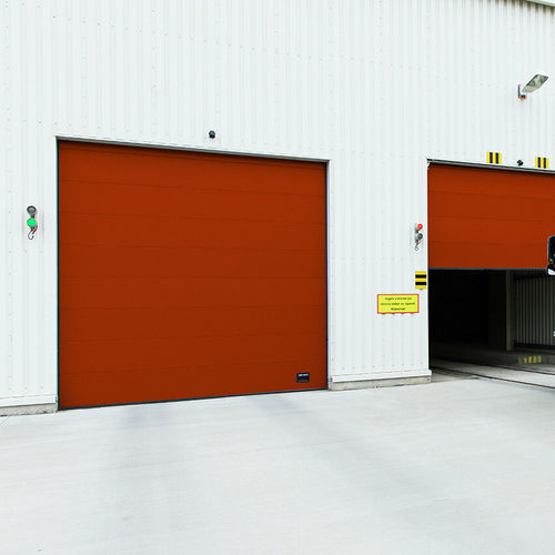 セクショナル産業ドア - OH1042S  - ASSA ABLOY Entrance Systems - 鋼板 / 自動 / 耐風