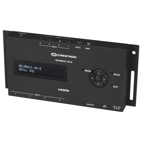 オーディオ機器ホームオートメーション化 - HD-MD4X1-4K-E - CRESTRON - ビデオ機器 / コミュニケーション用 / 屋内用
