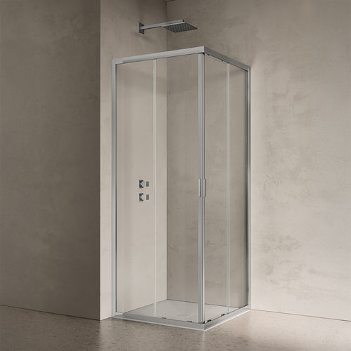 スライド式シャワースクリーン - COMPLETE SLIDING DOOR CORNER B6412 - SAMO - コーナータイプ / コーナータイプ / 可逆式