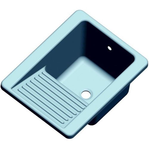 カウンタートップ型洗濯シンク - SANILINGE - SANITEC - PAREO - ガラス繊維 / 樹脂製