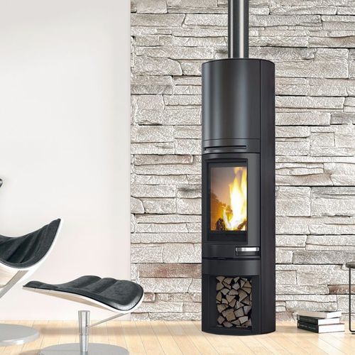 薪ストーブ - TALLY S EVO - EDILKAMIN - 5 kW...10 kW / 独立型 / 現代風