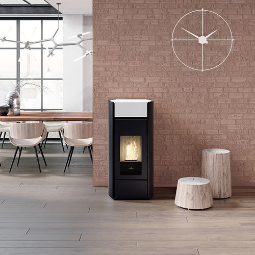 ぺレットストーブ - MYRNA H 15 - EDILKAMIN - 5 kW...10 kW / 10 kW...20 kW / 独立型