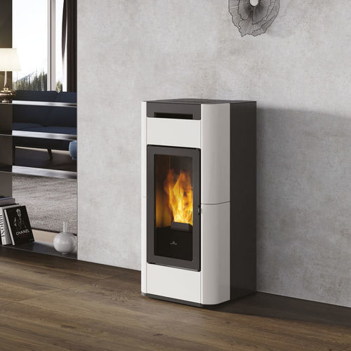 ぺレットストーブ - TERA H - EDILKAMIN - 5 kW...10 kW / 20 kW...50 kW / 独立型