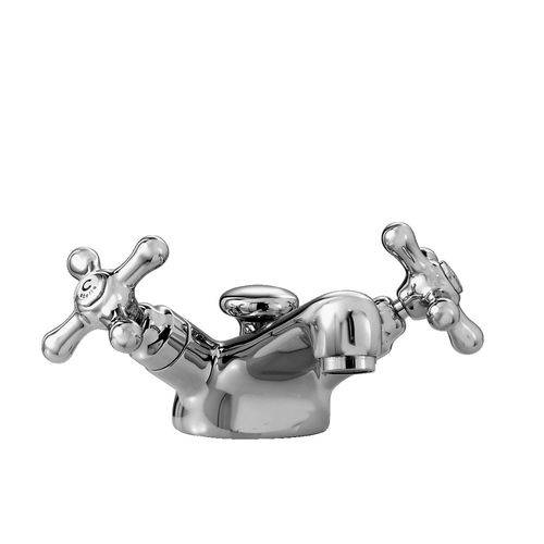 洗面器用ダブルハンドル混合水栓 - 3219 - RUBINETTERIE STELLA - カウンタートップ / クロムメッキ金属 / 青銅