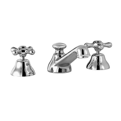 洗面器用ダブルハンドル混合水栓 - 3224P - RUBINETTERIE STELLA - カウンタートップ / クロムメッキ金属 / 青銅