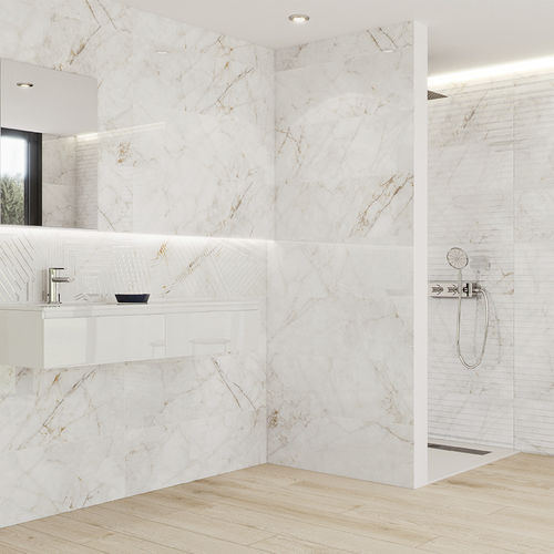 セラミック製タイル - MARMOREA CUARZO RENO - GRESPANIA CERAMICA - 光沢 / マット / 高光沢