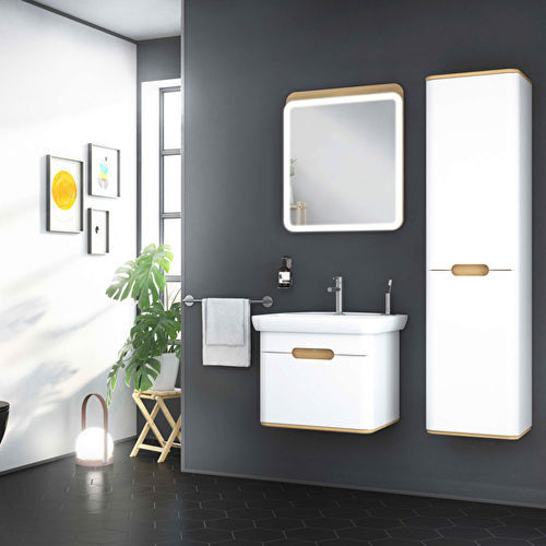 壁かけ式バスルーム用鏡 - SENTO  - VitrA - ホテル用 / 衛生用 / スパセンター用