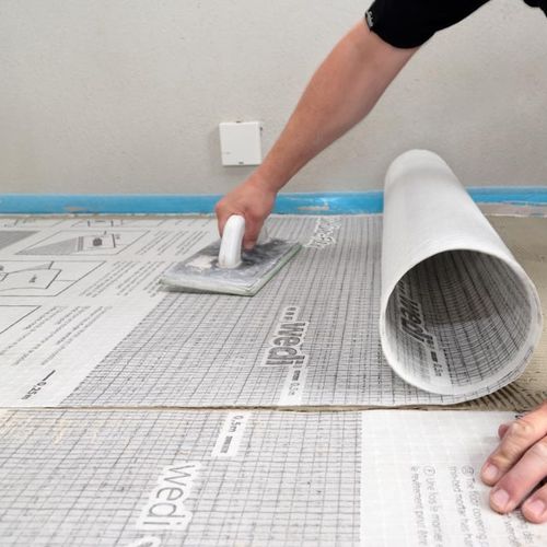 保護防水シート - SUBLINER FLEX - wedi GmbH - 絶縁体 / フローリング用 / 屋内用
