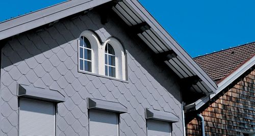 パネルサイディング - ADEKA® FACADE - VM Building Solutions - うろこ調 / 亜鉛 / 金属製