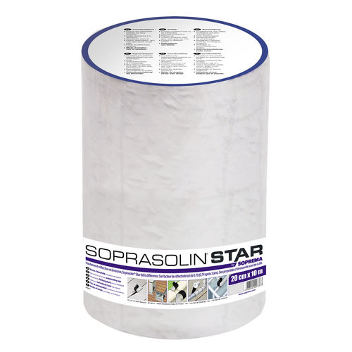 保護防水シート - SOPRASOLIN® STAR - SOPREMA - 穴あき防止 / 屋根用 / 帯タイプ