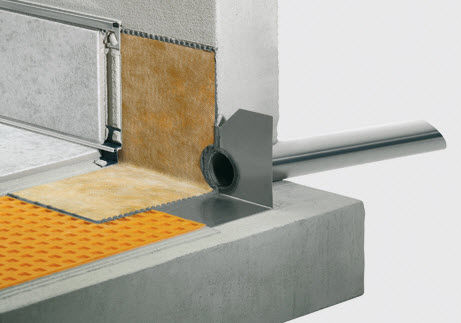 スチール製排水パイプ - SCHLÜTER®-KERDI-DRAIN-SP-E - Schluter-Systems - セルフドリリング
