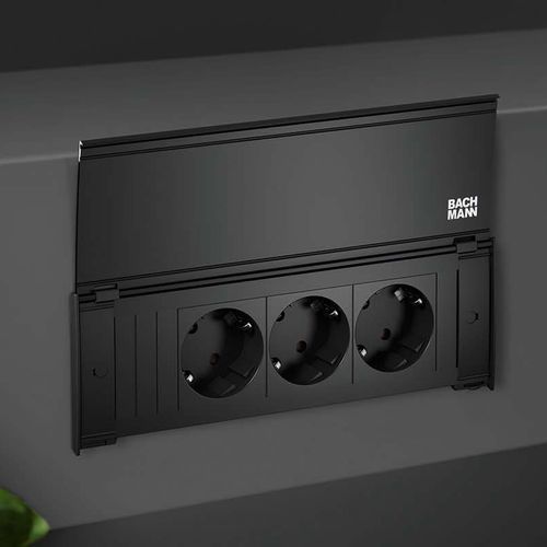 電流コンセント - KAPSA  - BACHMANN - USB接続 / 複数 / 壁取り付け式