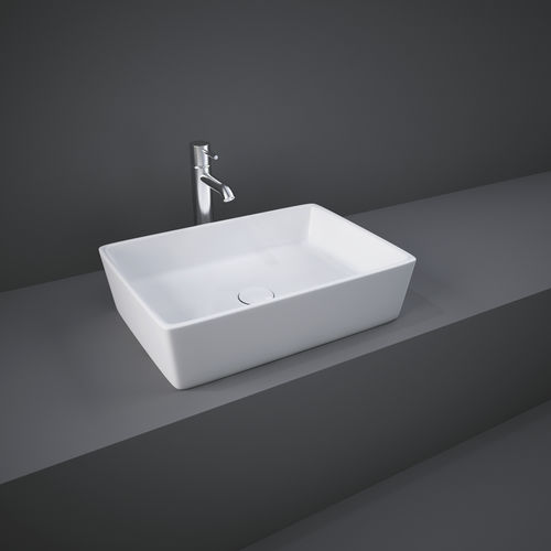 カウンタートップ型洗面器 - RAK-Metropolitan - RAK Ceramics - セラミック製 / 長方形 / 現代風