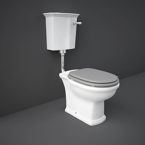自立型トイレ - RAK-Washington - RAK Ceramics - セラミック製 / ハイタンク付 / 伝統的