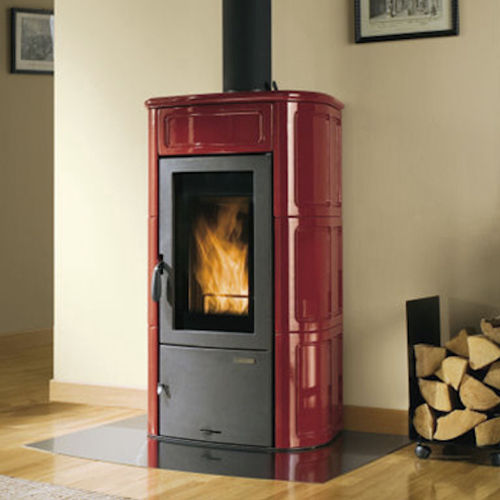 薪ストーブ - ELISA - PALAZZETTI LELIO - 5 kW...10 kW / 多数可燃 / 床置き