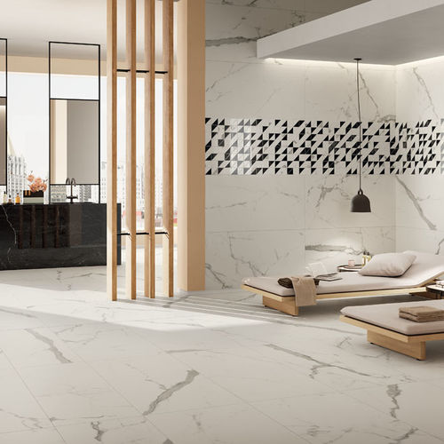 陶磁器タイル - ETERNITY : STATUARIO WHITE - Panaria ceramica - マット / 高光沢 / 屋内用