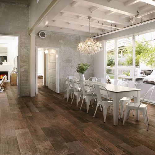 陶磁器タイル - WOOD TREND : MAHOGANY - Panaria ceramica - 自然な仕上がり / 屋内用 / 地面用
