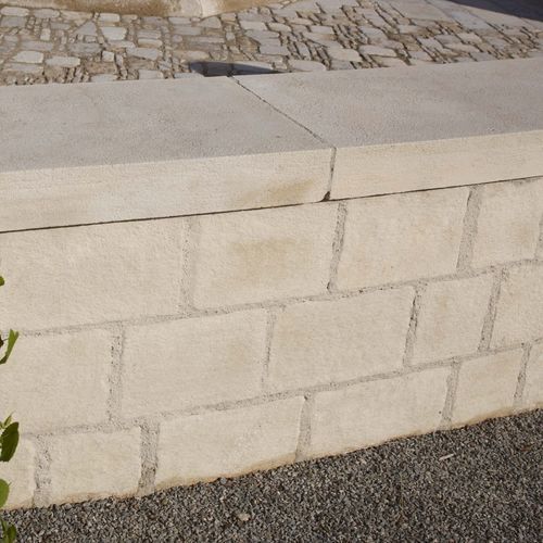 ガーデンフェンス用外壁頭部 - AUBEROCHE QUERCY - OCCITANIE PIERRES - 石製