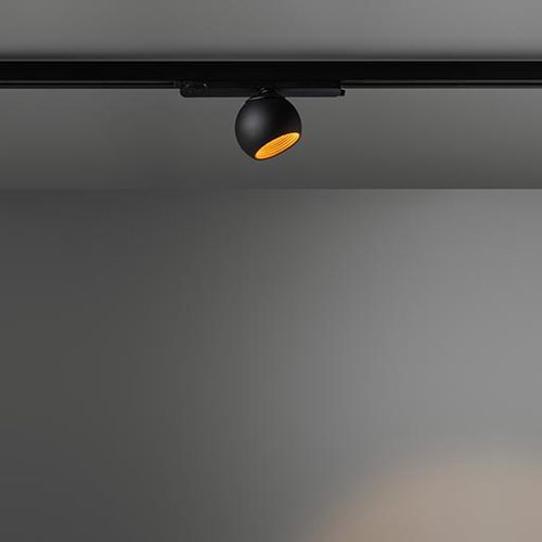 LEDレール式可動照明 - MARBUL - Modular Lighting Instruments - 円形 / 金属製 / 業務用