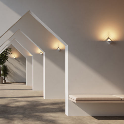 現代風壁掛け照明 - IMPULSE - Modular Lighting Instruments - 屋内用 / 金属製 / 四角形
