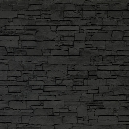 ポリエステル装飾パネル - STONE BLACK - MSD Panels - グラスファイバー / 壁面 / プリント柄