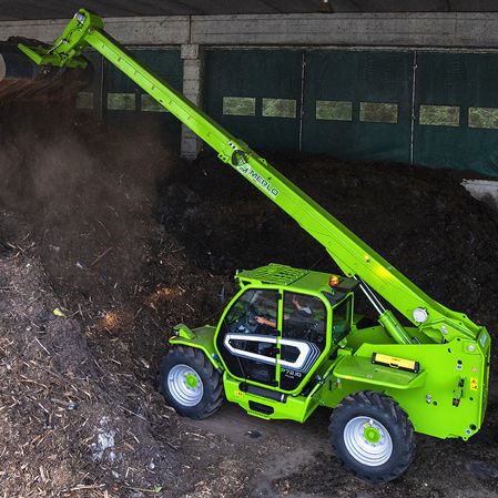 積載用伸縮自在フォークリフト -  P 72.10 - MERLO - ハンドリング用 / 持ち上げ用 / 工事現場用