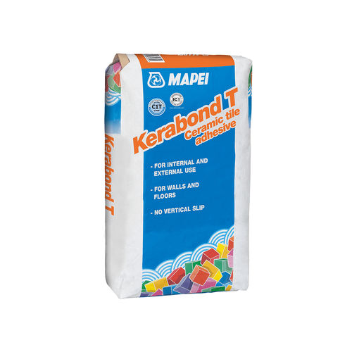 シーリングモルタル接着剤 - KERABOND T - MAPEI - タイル用 / 合成樹脂 / セメント