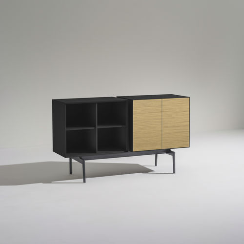 現代風サイドボード - SEMITON - Arper - ラッカー塗装MDF / 突板 / MDF