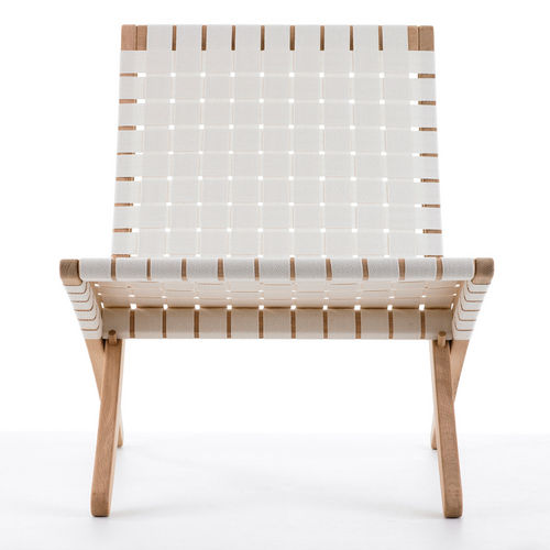 現代風アームチェア - MG501 - Carl Hansen & Son - 柳製 / 折りたたみ式