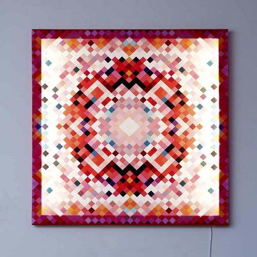 現代風壁掛け照明 - PIXEL TAPESTRY - Duffy London - 屋内用 / コットン / 四角形