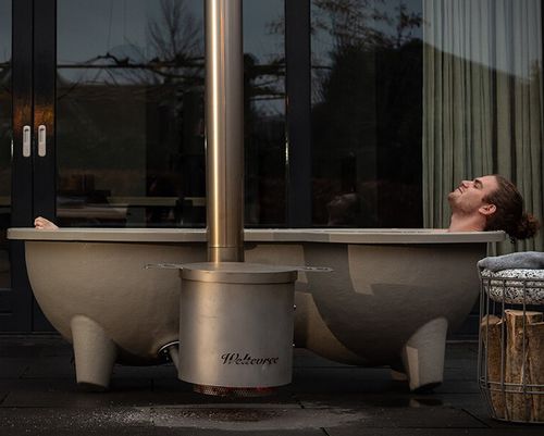 ガラス繊維ノルディックホットタブ - THE DUTCHTUB LOVESEAT - dutchtub - ステンレス製 / 家庭用