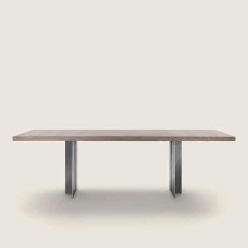 現代風ダイニングテーブル - SPELLO - FLEXFORM - オーク材 / ウォールナット / トネリコ材