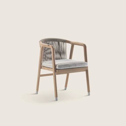 現代風ダイニングルーム用チェア - CRONO OUTDOOR - FLEXFORM - キッチン用 / 屋外用 / PVC
