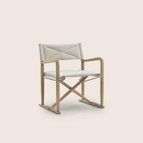 現代風アームチェア - LUCHINO OUTDOOR - FLEXFORM - 布製 / 防水生地 / イロコ製