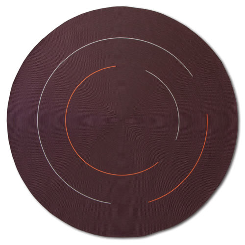現代風絨毯 - Hula Hoop Circle - G.T.DESIGN - 縞模様 / 無地 / 円形
