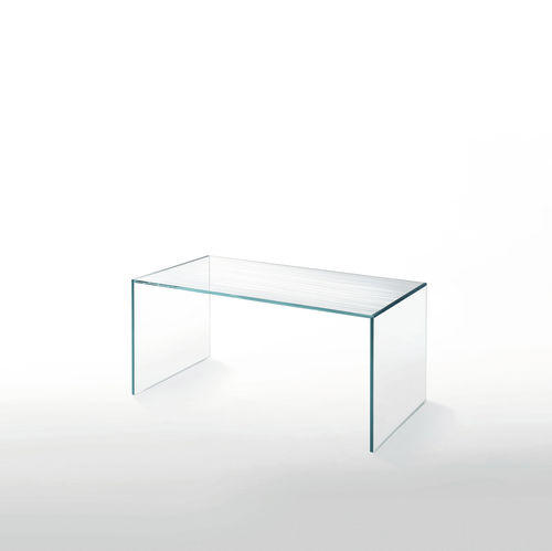 現代風ダイニングテーブル - GHIACCIOLO - GLAS ITALIA - ガラス製 / 長方形 / 家庭用