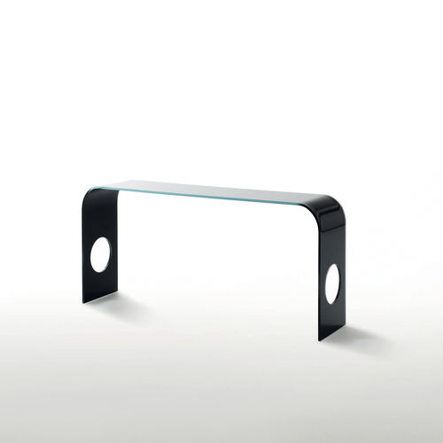 現代風サイドボードテーブル - MING  - GLAS ITALIA - ガラス製 / 長方形 / 業務用