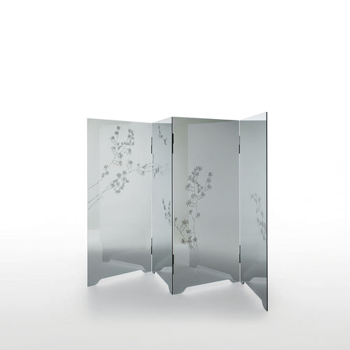 現代風スクリ－ン - HAIKU - GLAS ITALIA - ガラス製 / 黒色 / Jean-Marie Massaud 作