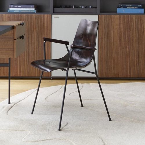 現代風チェア - CM 131 - Ligne Roset - 屋内用 / ブナ材製 / スチール脚