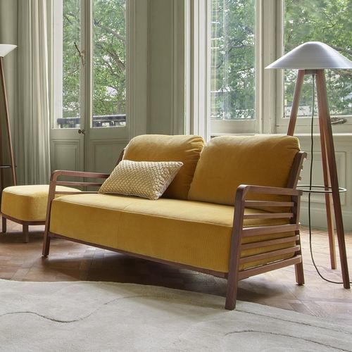 コンパクトソファー - FLAX - Ligne Roset - 現代風 / 布製 / 革製
