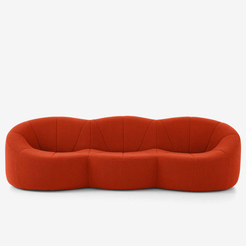 現代風ソファー - PUMPKIN  - Ligne Roset - 布製 / ポリウレタン フォーム製 / 革製
