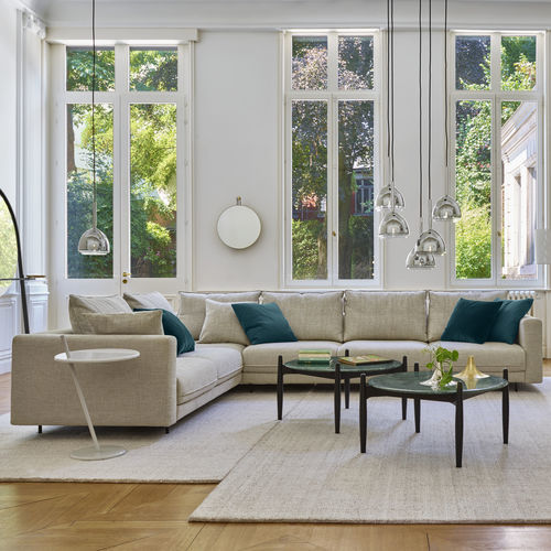 モジュール式ソファー - ENKI - Ligne Roset - コーナータイプ / 現代風 / 布製