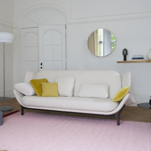 ソファーベッド - CLAM - Ligne Roset - 現代風 / 布製 / 無垢材