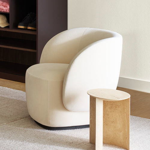 デザインアームチェア - SOUFFLOT - Ligne Roset - 布製 / 革製 / ポリウレタン フォーム製